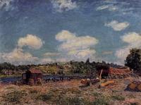 Sisley, Alfred - Boatyard at Saint-Mammes